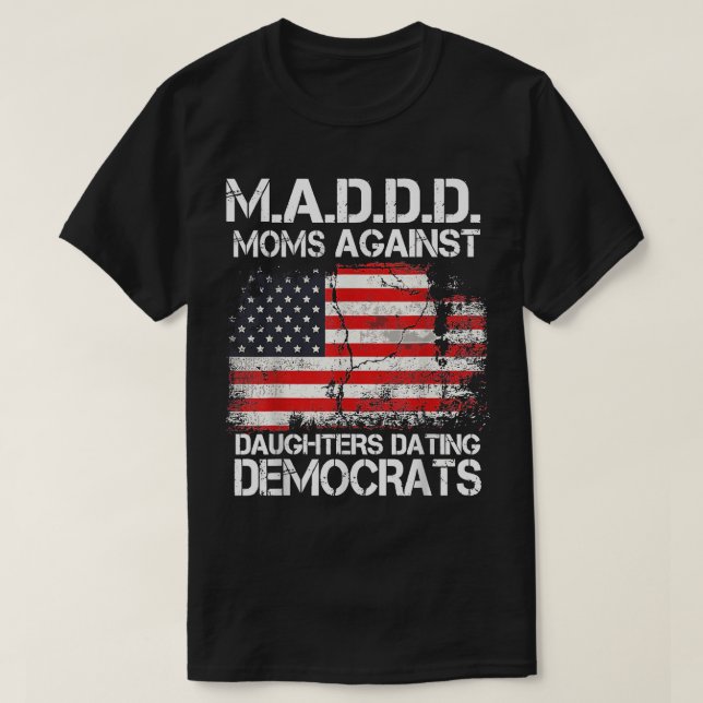 T-shirt Drapeau américain M (Design devant)
