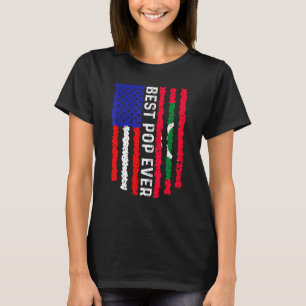 T-shirt Drapeau américain Maldives Drapeau meilleur Pop ja
