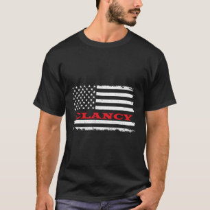 T-shirt Drapeau américain Montana Clancy Usa Patriotique S