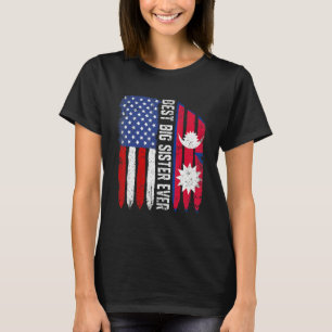 T-shirt Drapeau américain Népal Drapeau Meilleur Grand Soe
