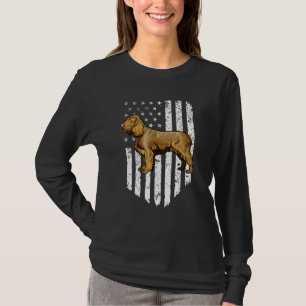 T-shirt Drapeau Américain Noir Blanc Boykin Spaniel 4 Juil