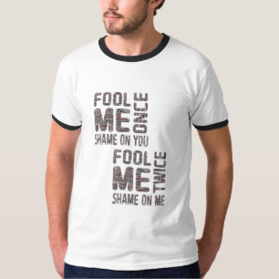 T-shirt Drapeau américain noir et blanc Vintage rétro