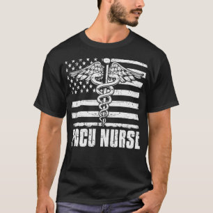 T-shirt Drapeau américain PACU Nurse
