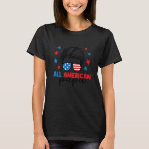 T-shirt Drapeau américain papa père papa Humour papa papa