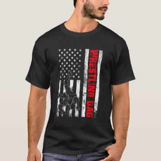 T-shirt Drapeau américain Patriotic Retro Drapeau américai