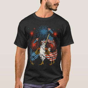 T-shirt Drapeau américain Patriotique 4 juillet Hommes