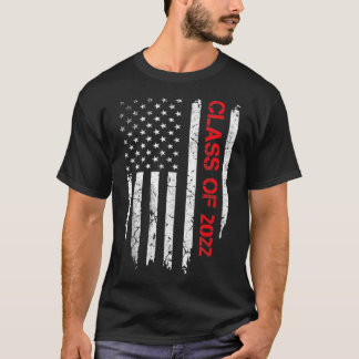 T-shirt Drapeau Américain Patriotique Classe Vintage De 20
