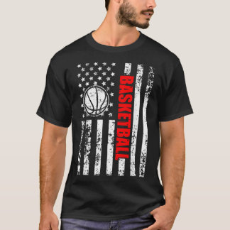 T-shirt Drapeau américain patriotique de baseball