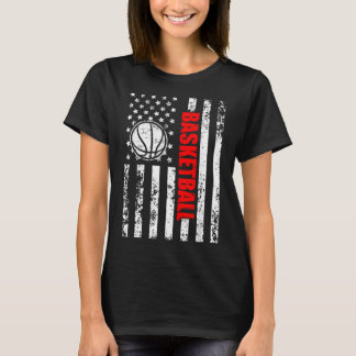 T-shirt Drapeau américain patriotique de baseball