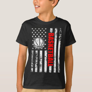 T-shirt Drapeau américain patriotique de baseball