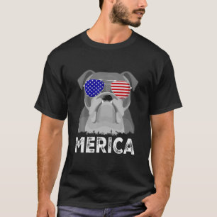 T-shirt Drapeau américain patriotique Funny Merica Françai