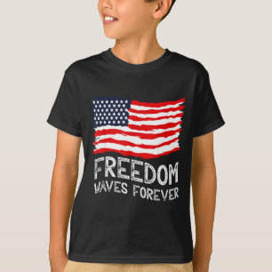 T-shirt Drapeau américain patriotique - liberté - fierté