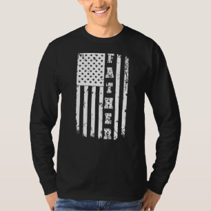 T-shirt Drapeau américain patriotique père Jour papa Fil