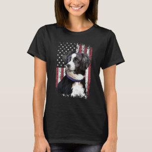 T-shirt Drapeau américain patriotique portugais d'eau Chie