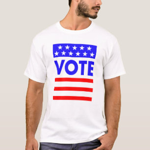T-shirt Drapeau américain patriotique Rouge Blanc et Bleu 