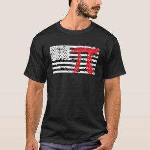 T-shirt Drapeau américain Pi Jour Infini Numéro