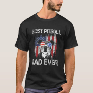T-shirt Drapeau américain Pitbull D
