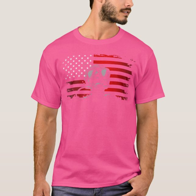 T-shirt Drapeau américain Plongée sous-marine (Devant)