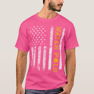 T-shirt Drapeau américain Polo d'eau