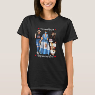 T-shirt Drapeau américain pour femmes élevées en Amérique