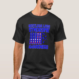 T-shirt drapeau américain pour rubans bleus jambes agitées