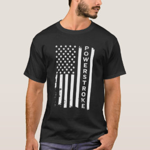 T-shirt Drapeau américain Power Stroke