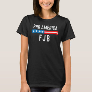 T-shirt Drapeau américain pro America F J B