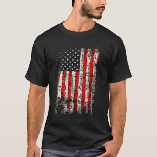 T-shirt Drapeau Américain Promesse D'Allégeance
