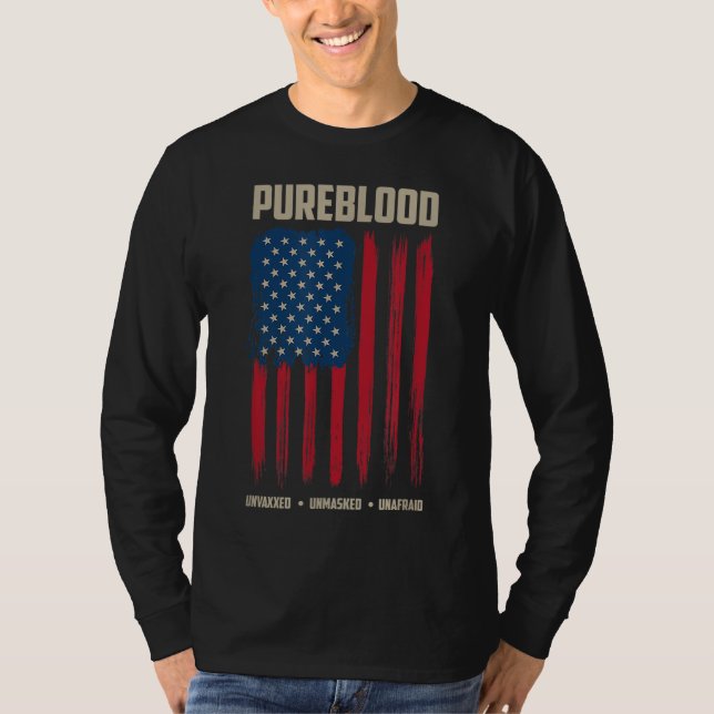 T-shirt Drapeau américain pur Patriot sanglé (Devant)