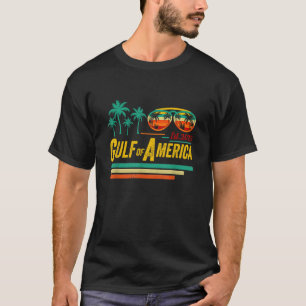T-shirt Drapeau Américain Retro Golfe Des USA Est 2025 G