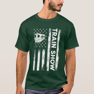 T-shirt Drapeau américain Show America Modelrains ami