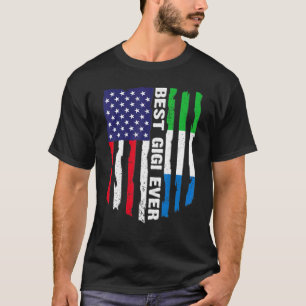 T-shirt Drapeau américain Sierra Leone Drapeau meilleur Gi