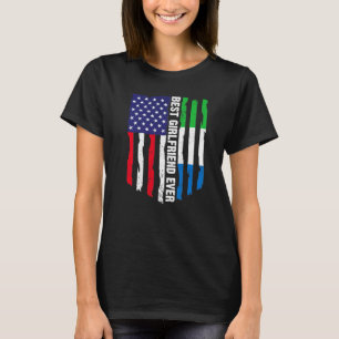 T-shirt Drapeau Américain Sierra Leone Drapeau Meilleure a