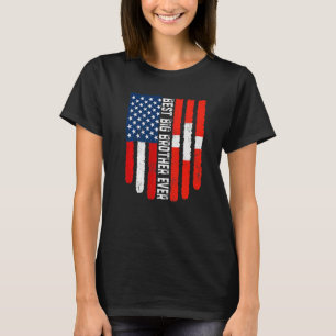 T-shirt Drapeau Américain Suisse Drapeau Best Big Brother