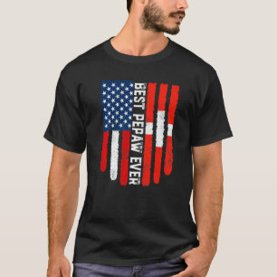 T-shirt Drapeau américain Suisse Drapeau meilleur Pepaw Ev