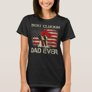 T-shirt Drapeau américain T Chemise poulet USA 4 juillet C