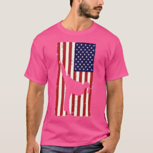 T-shirt Drapeau américain Taekwondo