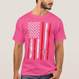 T-shirt Drapeau Américain Tennis Distorti Patriotique 4ème