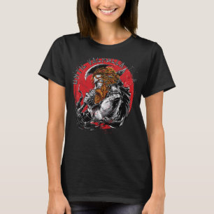 T-shirt Drapeau américain 'Til Valhalla Guerrier Viking Vi