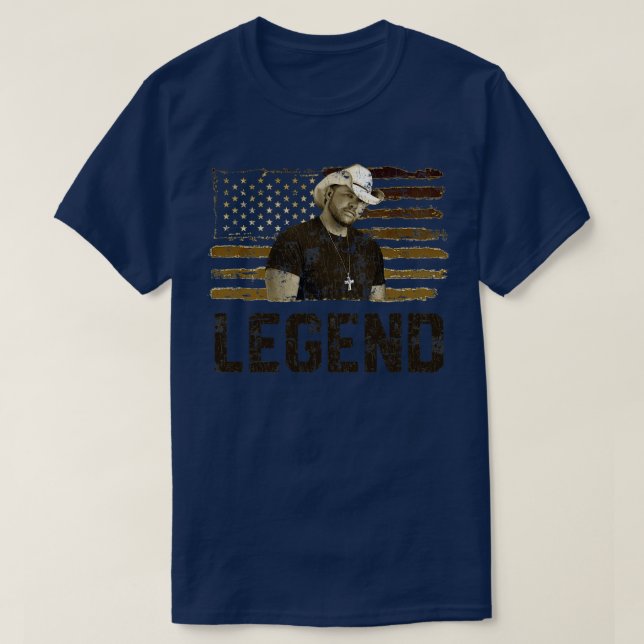 T-shirt Drapeau américain Toby Keith MusicienTShirt (Design devant)