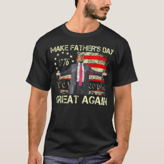 T-shirt Drapeau Américain Trump Faire à Nouveau une Bonne