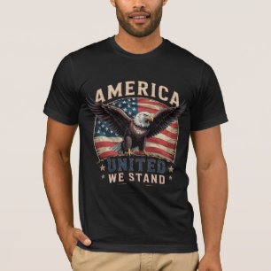 T-Shirt Drapeau Américain Unis Patriotiques