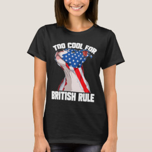 T-shirt Drapeau américain Usa Paix Amour Cheerleading Chee