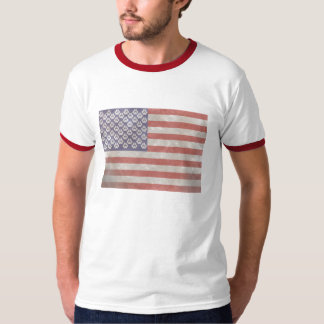 T-shirt Drapeau américain velu