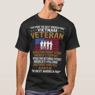 T-shirt Drapeau américain vétéran du Vietnam