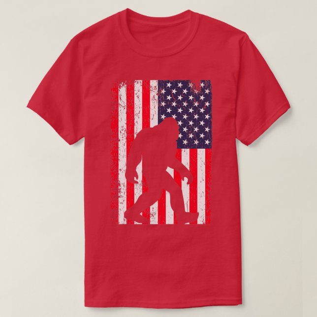 T-shirt Drapeau américain Vintage (Design devant)