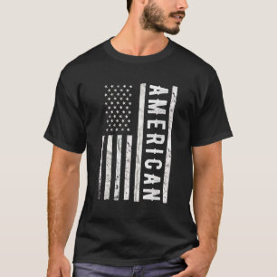 T-shirt Drapeau américain vintage