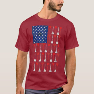 T-shirt Drapeau américain Vintage