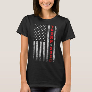 T-shirt Drapeau américain Vintage 2020