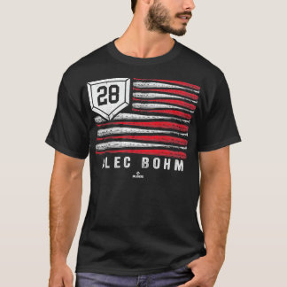 T-shirt Drapeau américain vintage Bandes de Baseball Alec 